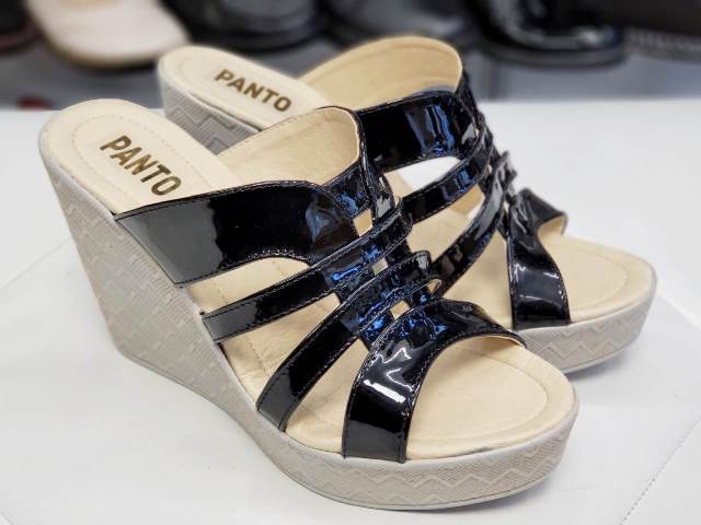 Papuci dama piele negri Ana biashoes.ro imagine reduceri